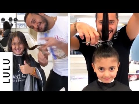 Cortes de cabello extremos en niñas pequeñas