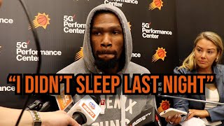 Kevin Durant Gives Short Answers in Practice with Suns Down 3-0 in First Round to Timberwolves