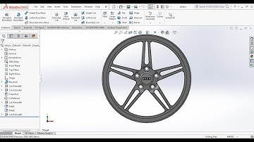 Solidworks Tutorial | how to design an Audi wheel ?