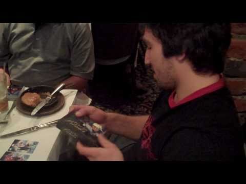 Alexander Ovechkin opens a pack of 2009-10 O-Pee-C...