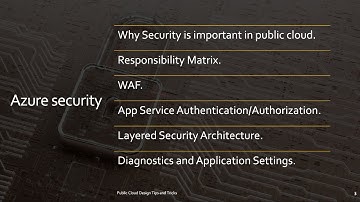 Azure well-architected framework part 3 | Azure security |WAF|Authentication/Authorization