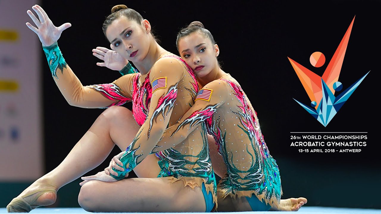 2018 Acrobatic Worlds – USA, Women’s Pair Qualifications - Combined Exercise