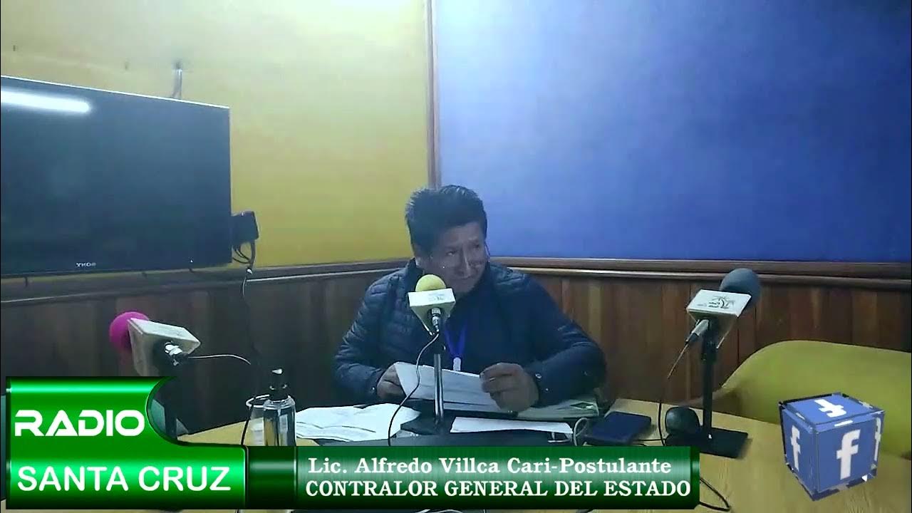 Lic. Alfredo Villca Cari Postulante a Contralor General del Estado