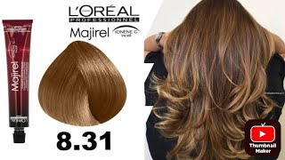 8.31 Majirel Hair colour Light Blonde Hair colour (Tutorial)￼ direct with 30 Vol ￼new hair colour