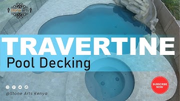 Travertine Pool Decking
