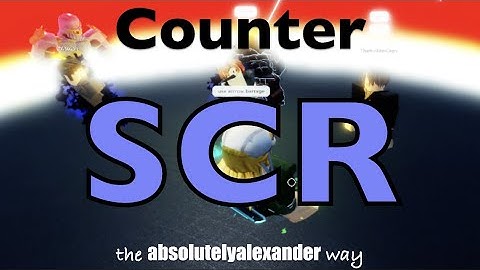[YBA] How to COUNTER SCR (Silver Chariot Requiem) · Roblox Tutorial