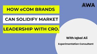 How  eCom Brands Can Solidify Market Leadership With CRO