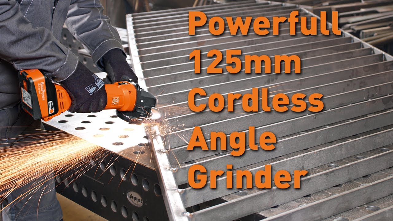 Fein 125mm Powerful Cordless Angle Grinder
