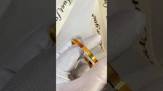 GoldVibe: Brushed finish bracelet #goldaccessories #goldbraclets