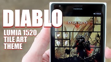 Diablo 3 Lumia 1520 Home Screen