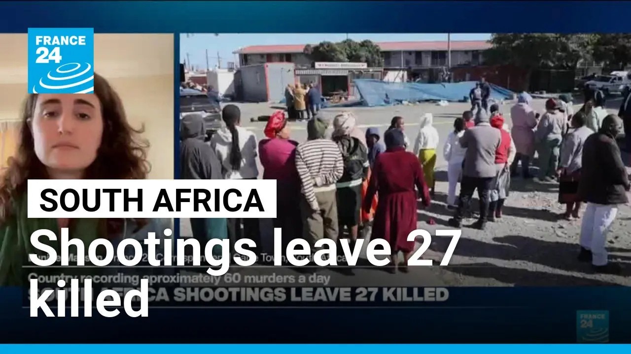 South Africa shootings leave 27 killed • FRANCE 24 English