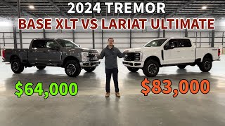 Comparing a $64,000 2024 F250 TREMOR to a $83,000 one
