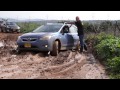 Subaru Forester and XV Crosstrek in the Mud