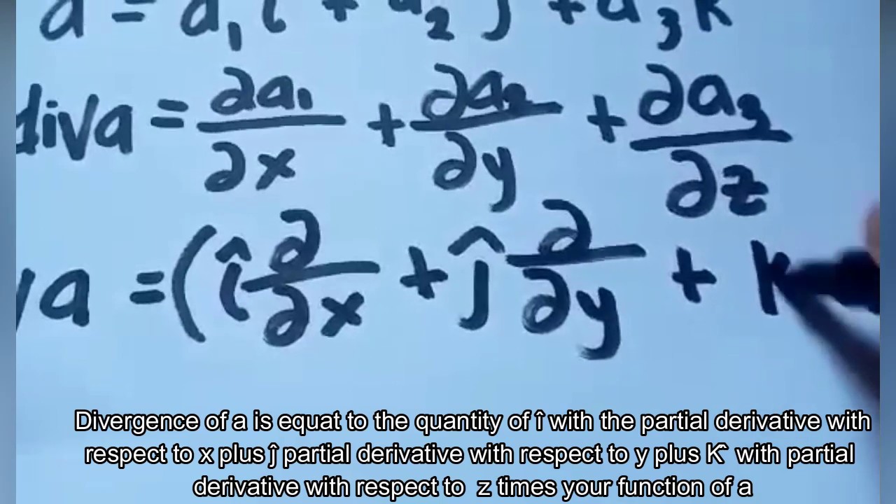 DIVERGENCE - Vector Analysis - YouTube