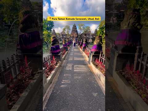 📍Pura Taman Kemuda Saraswati Temple, Ubud, Bali Indonesia | Bali Tourist Places
