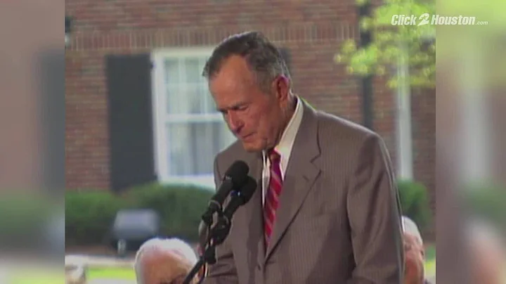 President George H.W. Bush speaks on Billy Graham ...
