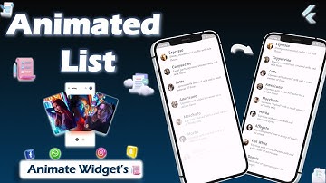 List View Animation | Animate widget in flutter