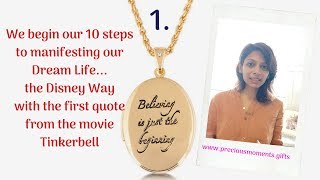 Believing is just the beginning - TinkerBell  (Step 1 of 10)