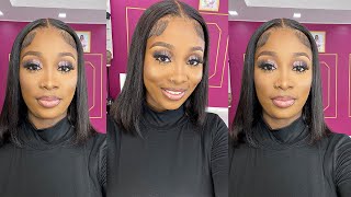 Watch Me Install The Best Summer Bob Lace Wig On The Market Ft Ali Grace Hair