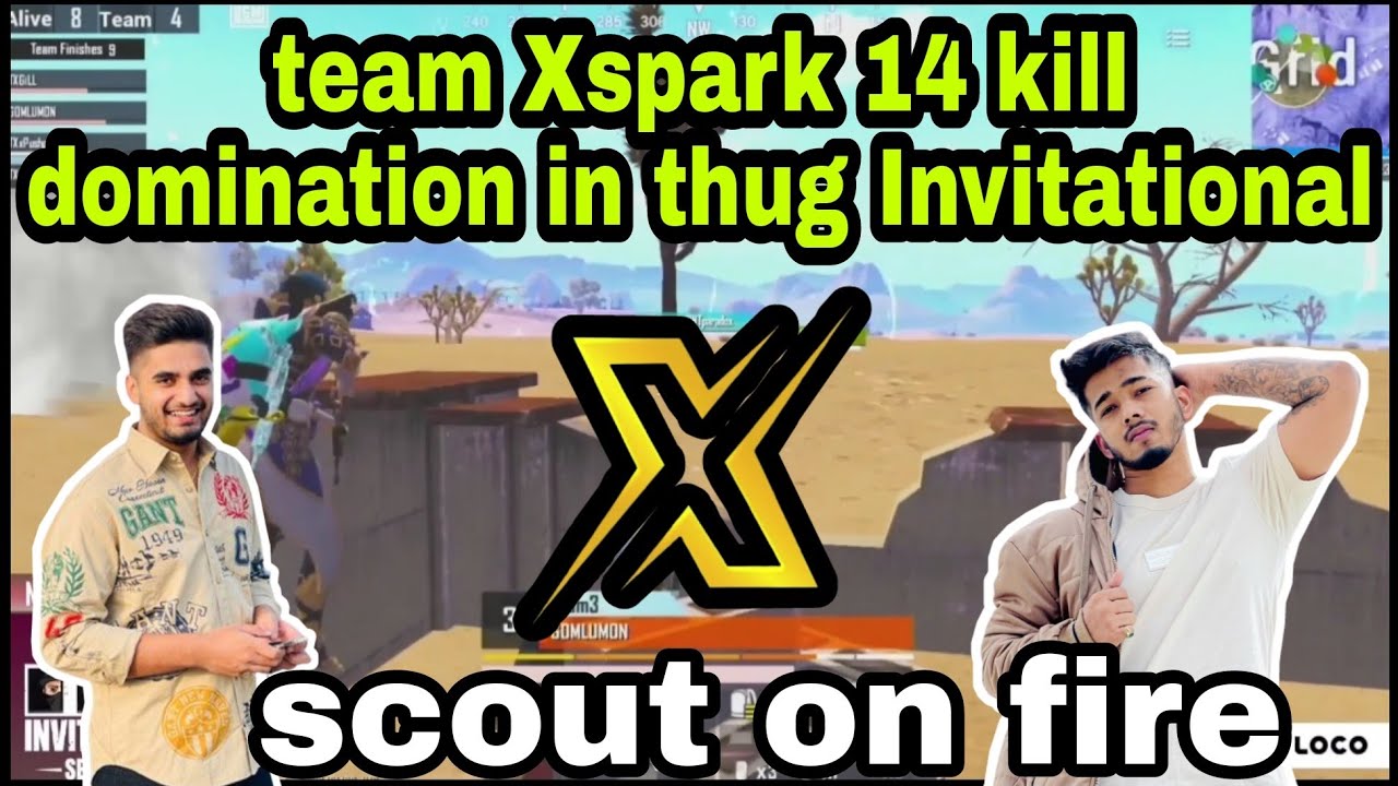 Team Xspark 14 kill domination in thug Invitational wwcd | Xspark vs soul