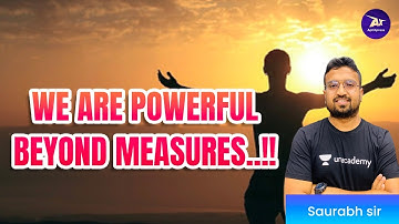 We are Powerful beyond measures | Special Session |  Saurabh Sir | AptiXpress