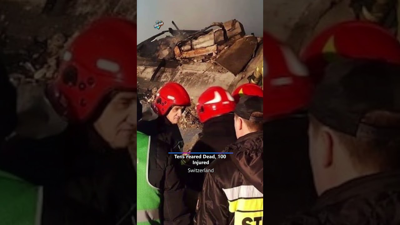Смертельный пожар и взрыв в баре на швейцарском горнолыжном курорте унесли жизни десятков людей #...