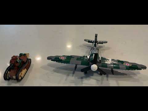 Building Lego FT-17 and Lego Spitfire Fighter
