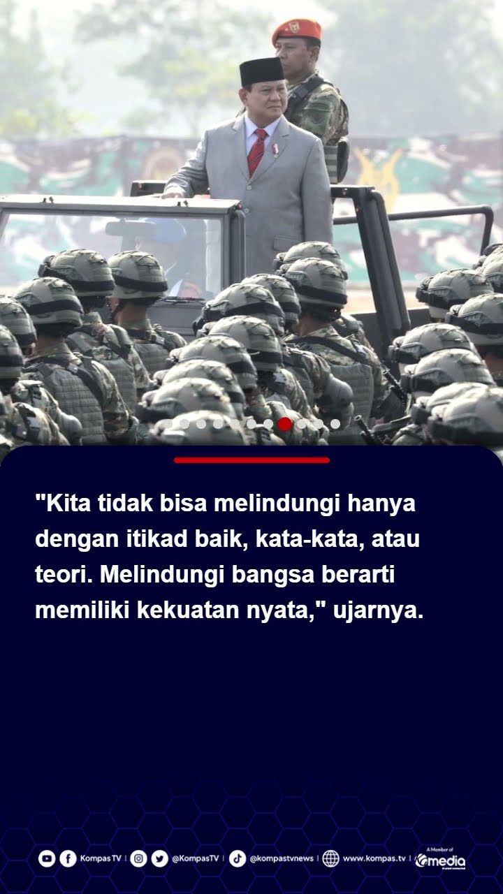 Prabowo Ingatkan TNI: Negara Kaya dan Makmur Bisa Hancur, Kita Harus Punya Kekuatan #prabowo #tni