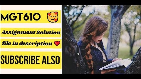 MGT 610 GDB Solution Assignment with File 😋