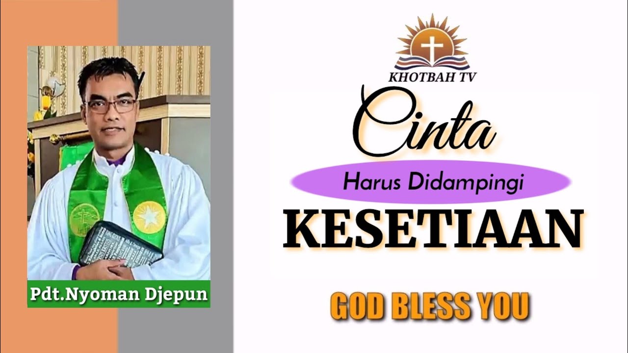 Khotbah Minggu, 1 Mei 2022 - Kidung Agung 8:5-7 | Pdt.Nyoman Djepun