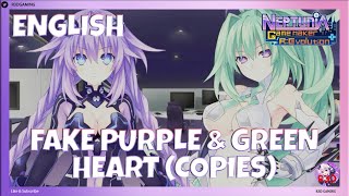 Purple Heart (Copy) + Green Heart (Copy) Fakes Boss Fight | Neptunia Game Maker R:Evolution Gameplay