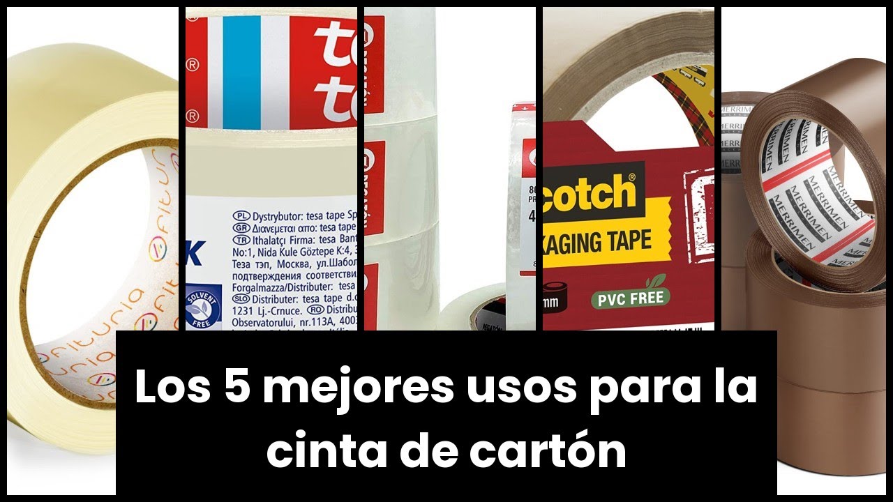 CINTA DE CARTON】Los 5 mejores usos para la cinta de cartón 