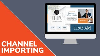 Importing Channels   Content Library