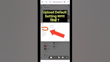 Youtube Upload Default Settings | Youtube Upload Defaults | How to set upload defaults /  #shorts