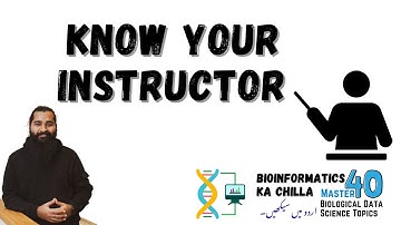 Know Your Instructor for Bioinformatics Ka Chilla | Meet the Expert Behind the Bioinformatics Course