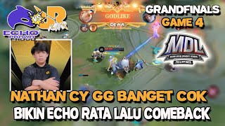 RRQ MENOLAK MENYERAH, NATHAN CY GG BANGET COKKK ! RRQ KAITO VS ECHO PROUD GAME 4 FINAL MDL