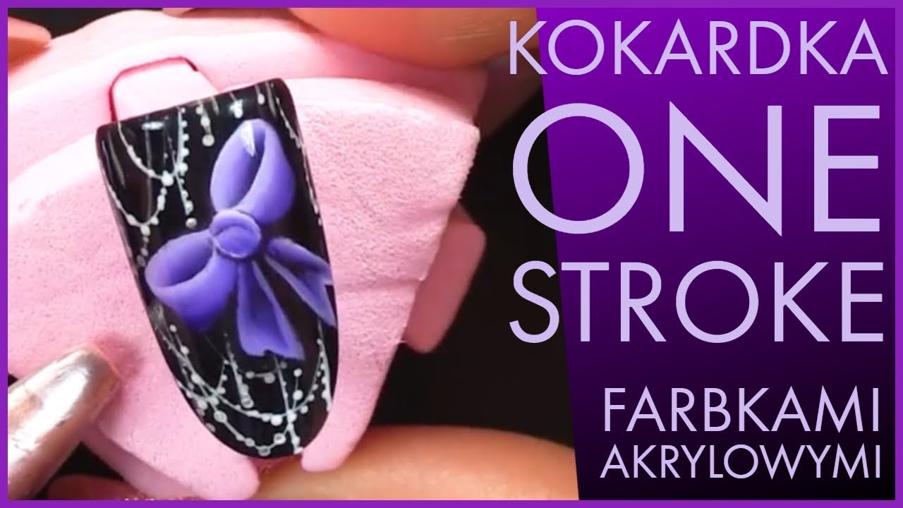 Jak Malować One Stroke? Kokardka Farbkami Akrylowymi - Tutorial Krok po Kroku