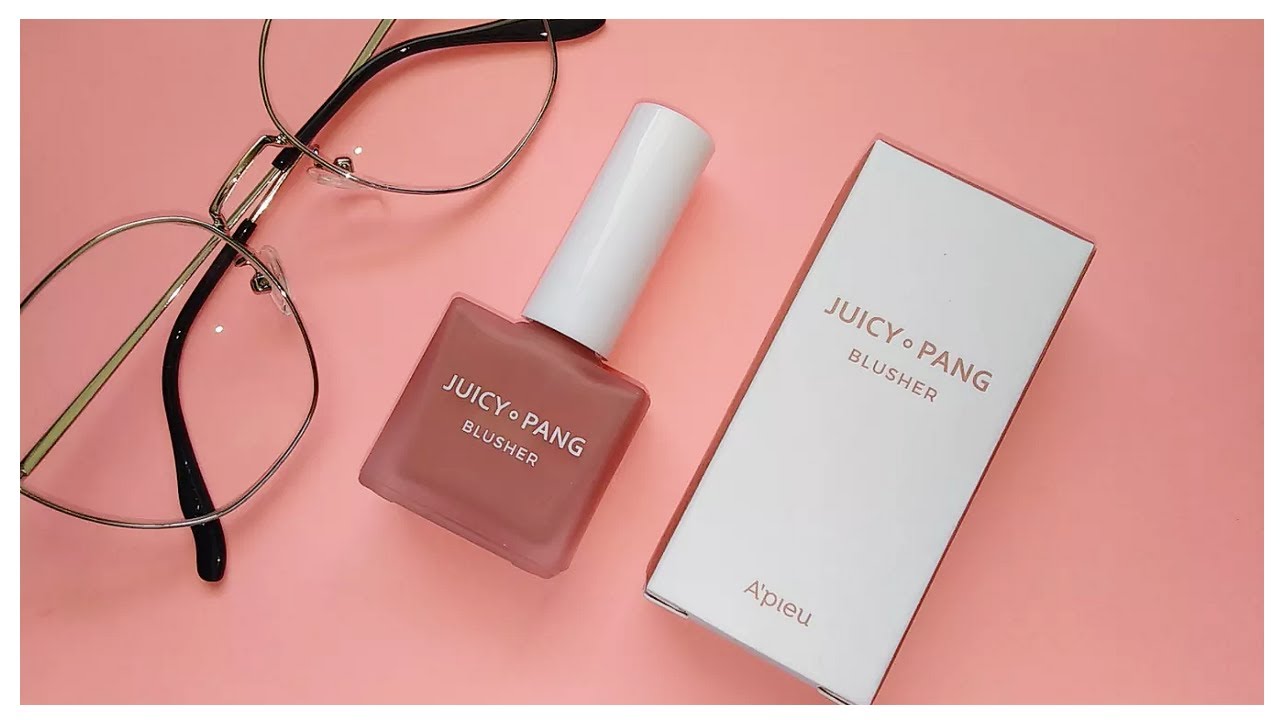 A'pieu Juicy Pang Water Blusher Swatches / 어퓨 과즙팡 워터 블러셔