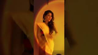 Actress Sherin Instagram Hot Reel Video Saree Looks Glamour