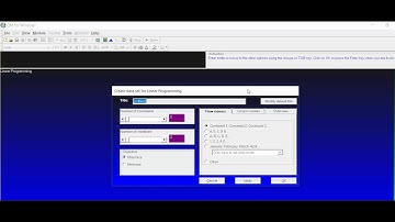 Linear Programming: Minimization of Cost