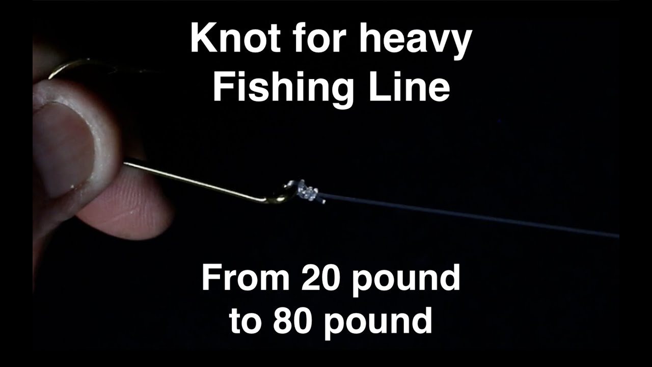 Totally Awesome Fishing KNOT for heavy line. Its a MUST know for 20 pound  to 80 pound line 