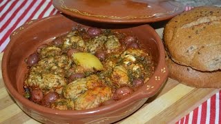 طاجين بالمخ  مشرمل Tajine marocain