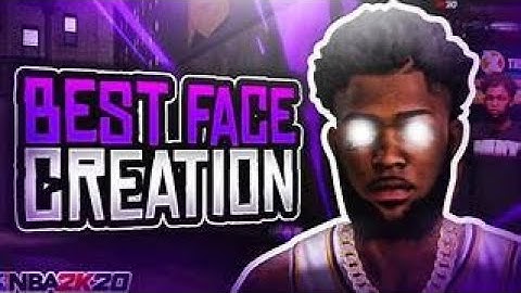 DRIPPY FACE CREATION TUTORIAL! LOOK LIKE A CHEESER!!! NBA 2K20 BEST FACE CREATION SCAN LOOK COMP!!!👀