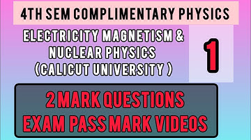 4th sem complimentary Physics|CalicutUniversity #complimentary #bsc