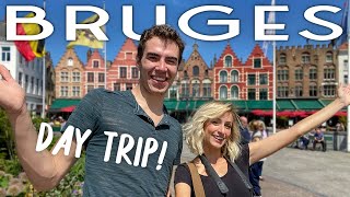 Day trip to BRUGES! 🇧🇪 (With our new Youtube friends, @WyattandReyka)