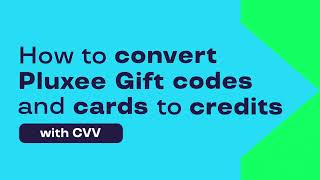How to convert your Pluxee Gift codes and cards (with CVV)