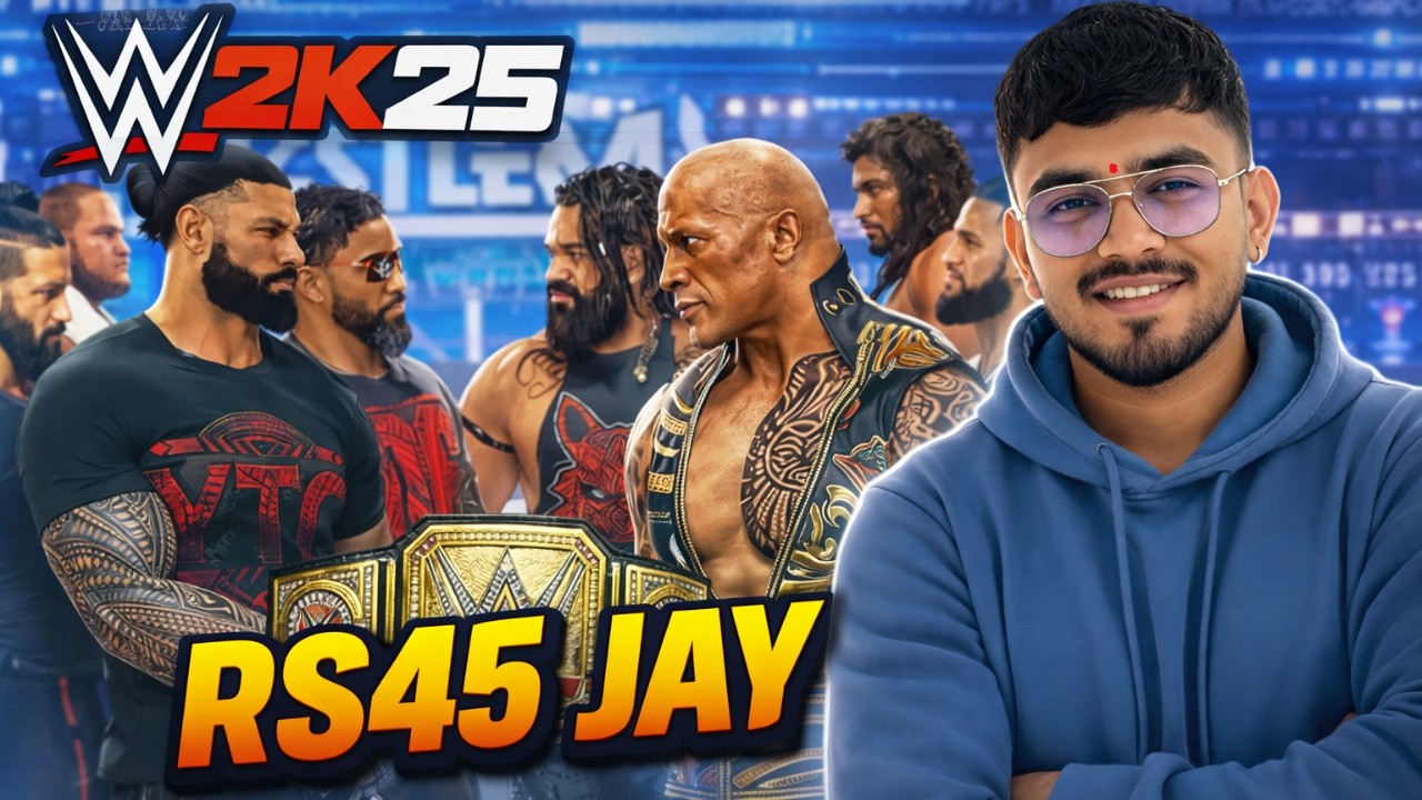 WWE 2K25 : ROAD TO 5K💥#rs45jay #wwe2k25 #agri #verticallivefeed #verticallive