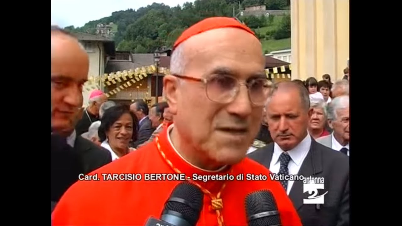 Vilminore, visita e intervista al Cardinal Tarcisio Bertone
