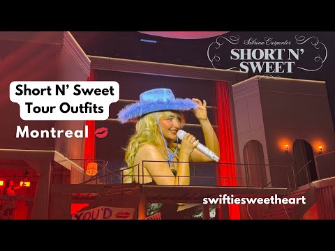 Short N’ Sweet Tour Outfits Montreal 💋