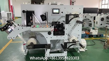 High Speed Label Slitting And Rewinding Machine